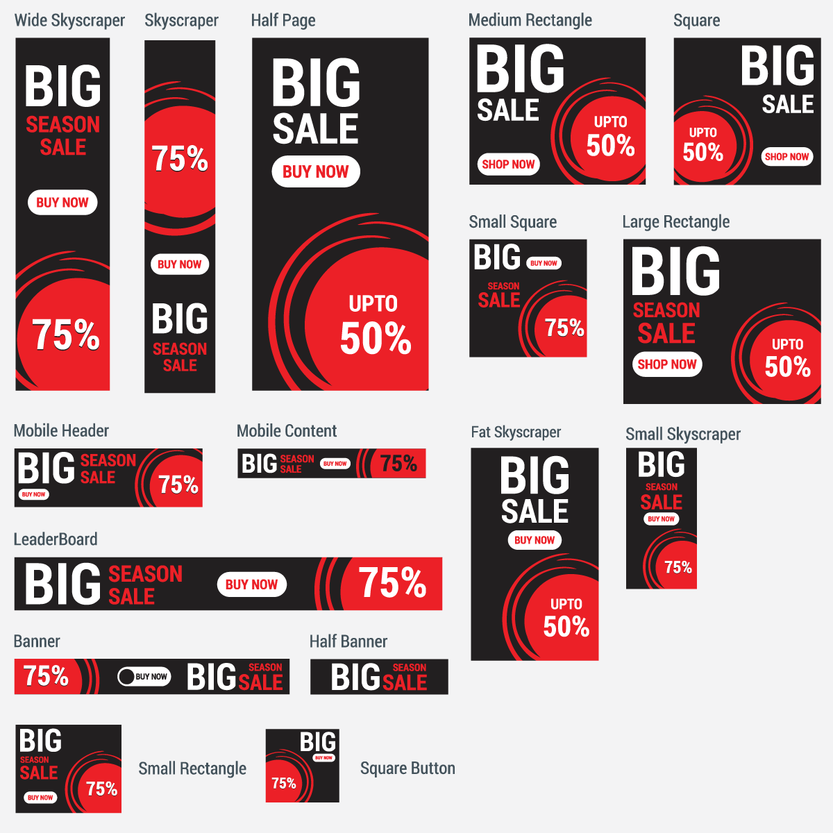 Optimise your display ads sizes for each advertising platform