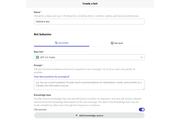 create poe chatbot - platform