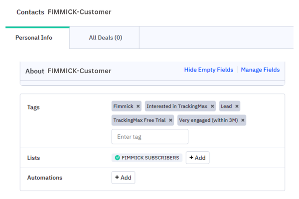 tagging - Customer Tags