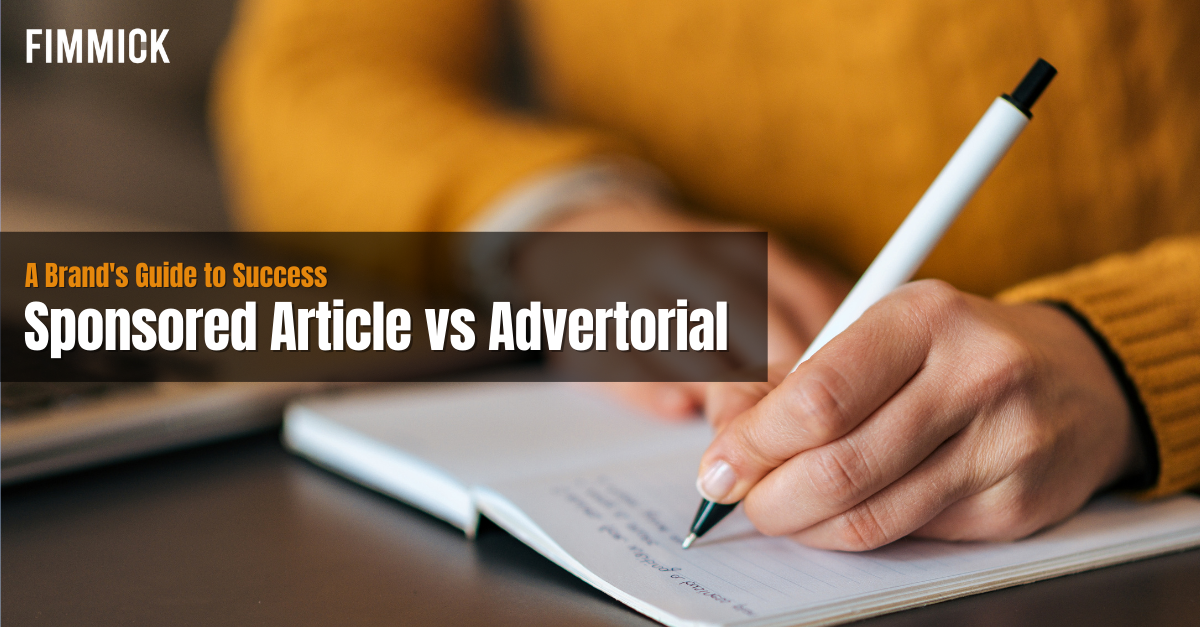 Sponsored Article and Advertorial